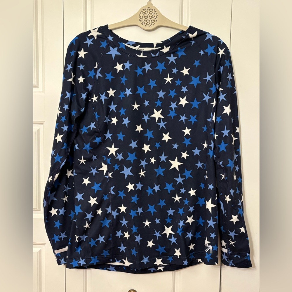New Balance x J.Crew Star Print Running Long Sleeve – Women’s Medium